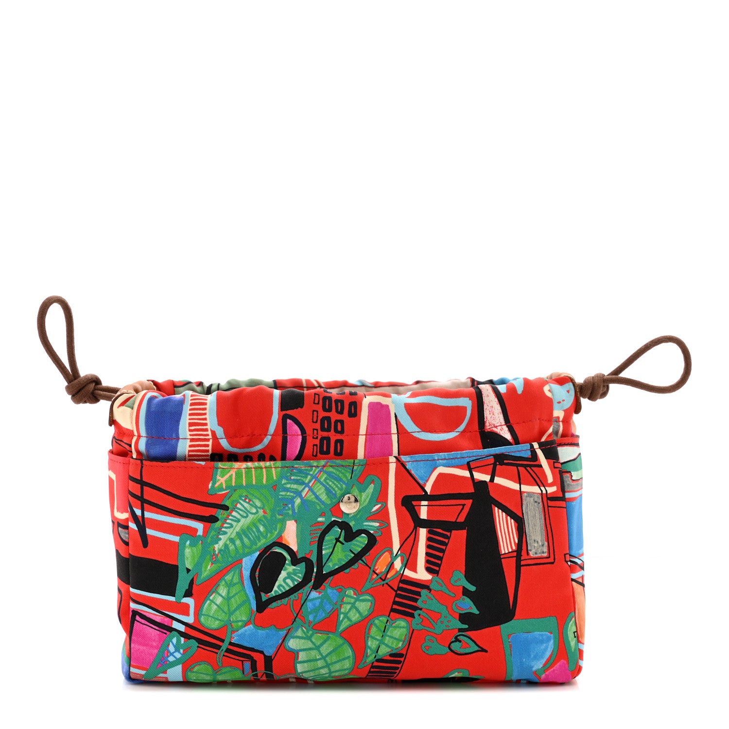 Hermes Silk Barenia Fourbi 20 PM Pouch 1 of 7