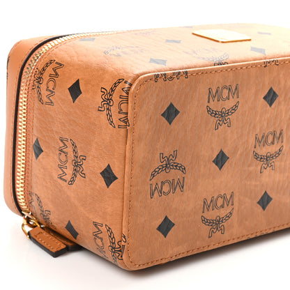 MCM Visetos Vanity Case Cognac 8 of 9