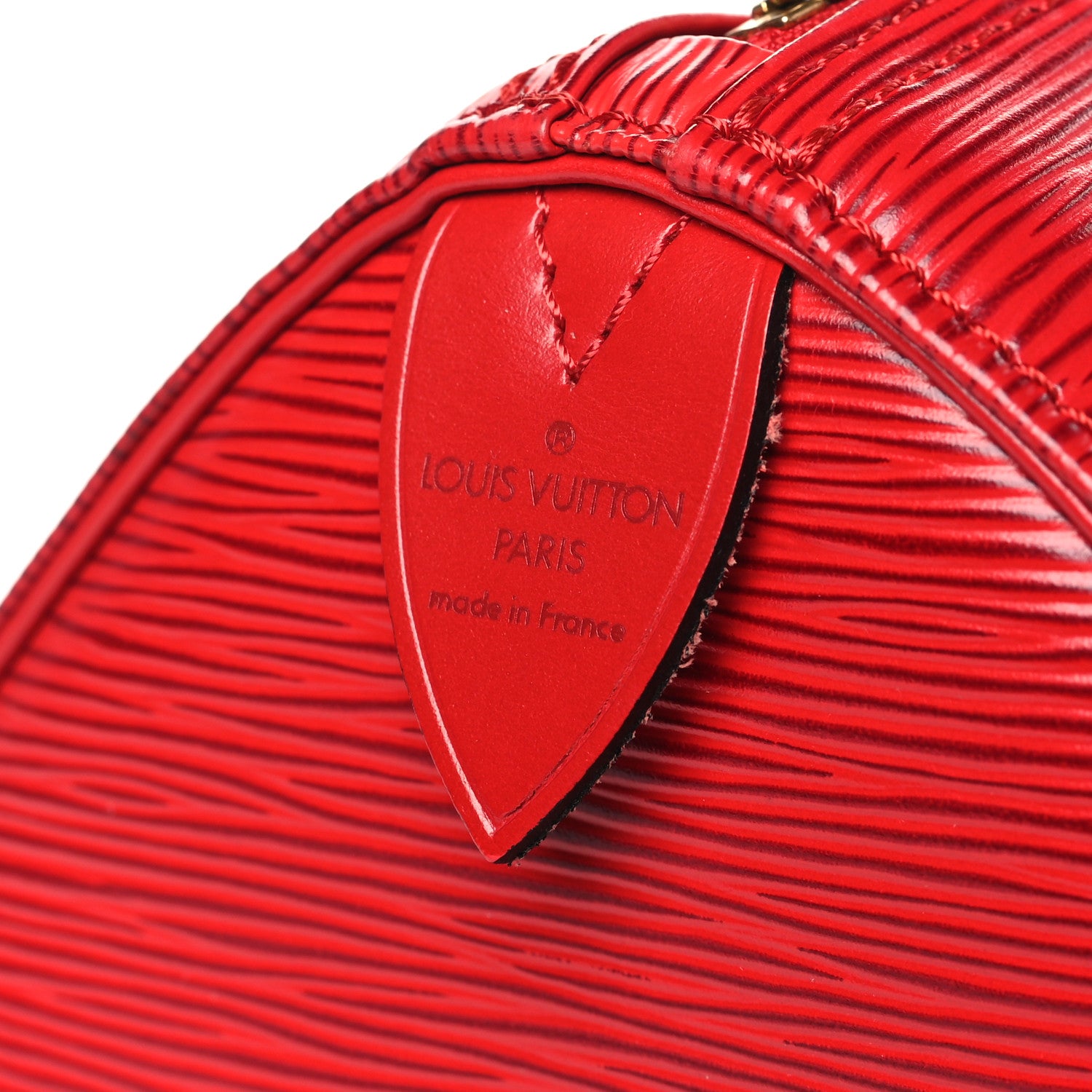 Louis Vuitton Epi Speedy 25 Castillan Red 6 of 9