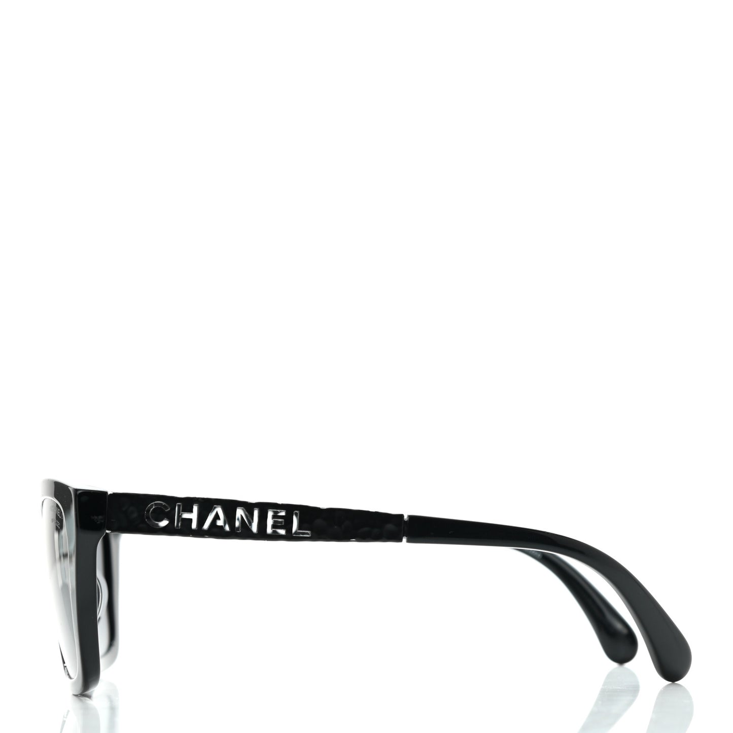 Acetate Metal Polarized Rectangle Sunglasses 5442 Black