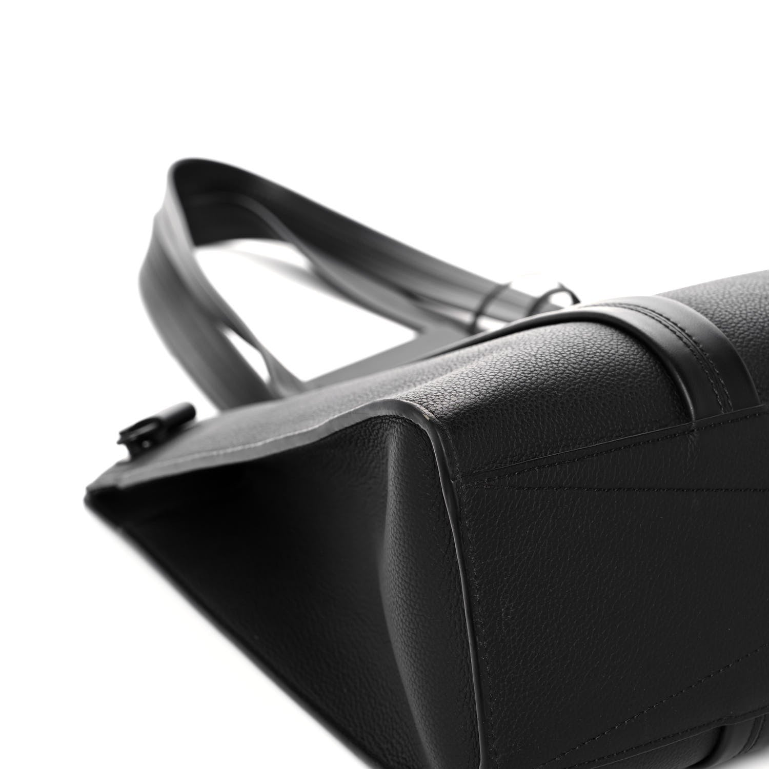 Louis Vuitton Grained Calfskin LV Aerogram Tote Black 9 of 12