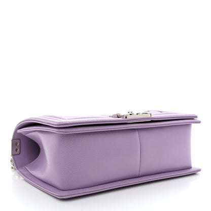 Chanel Caviar Quilted Medium Boy Flap Light Purple 4 of 11