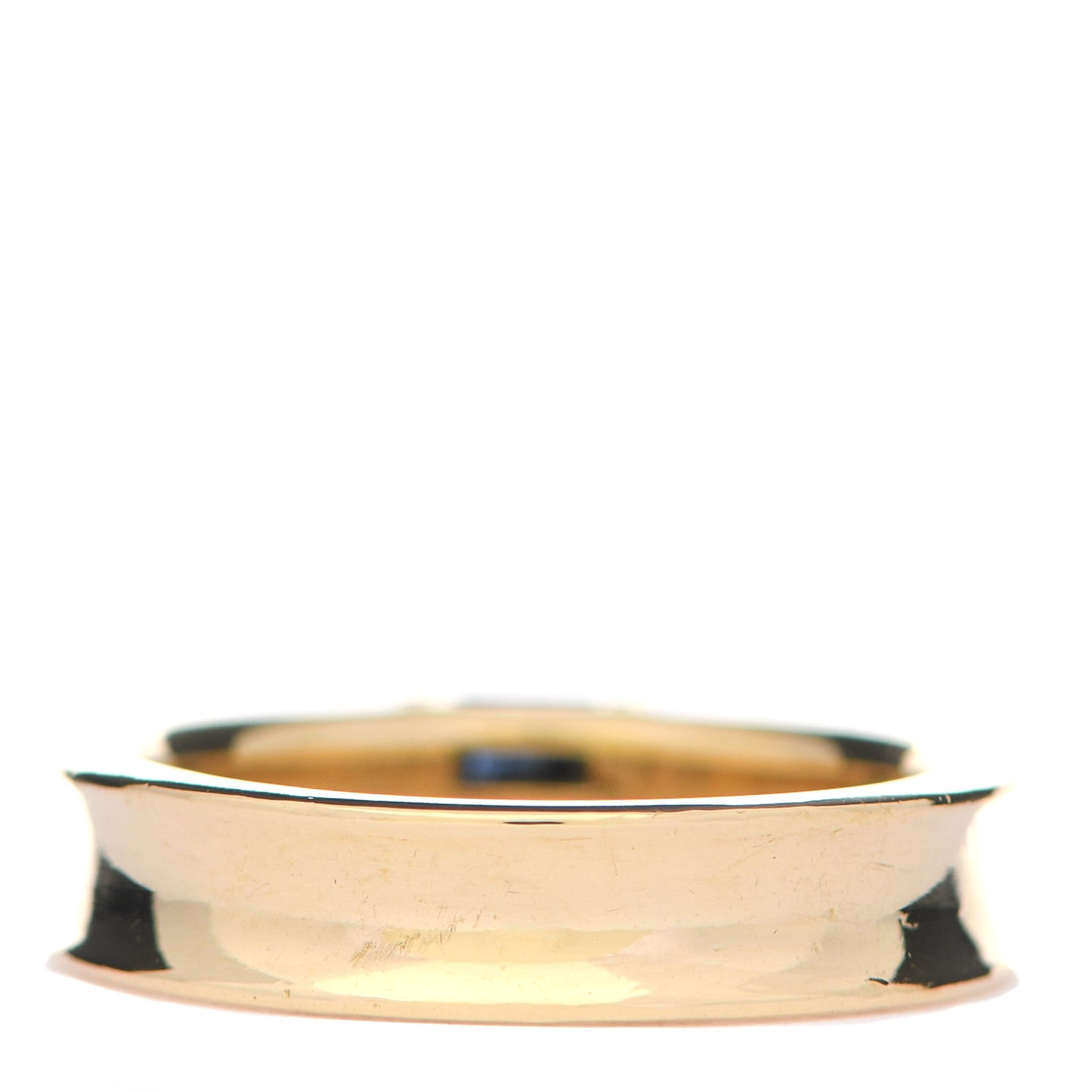 18K Yellow Gold Blue Sapphire Stacking Ring 50 5.5