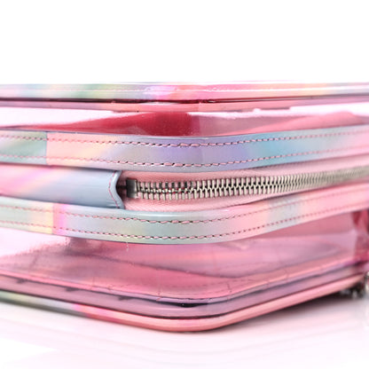 Chanel PVC Patent Calfskin Patent Lambskin Vertical Vanity Case Pink 10 of 10