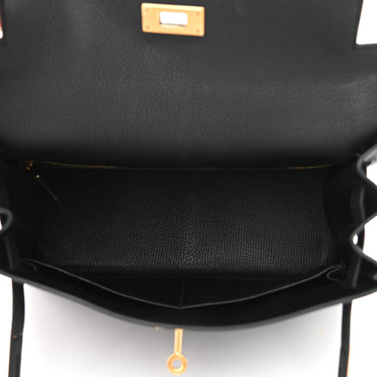 Hermes Togo Kelly Retourne 28 Black 5 of 11