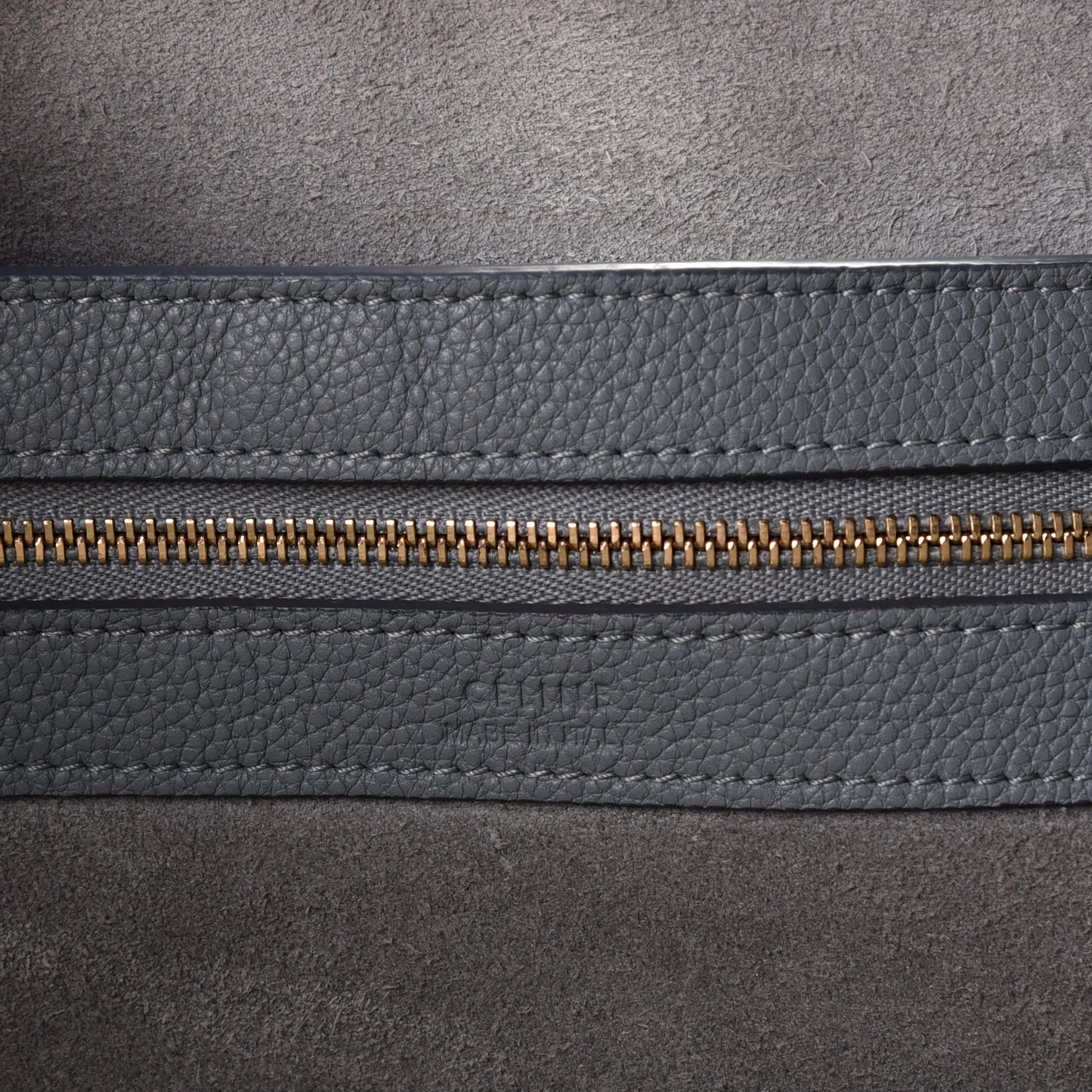 Soft Grained Calfskin Small Belt Cabas Storm