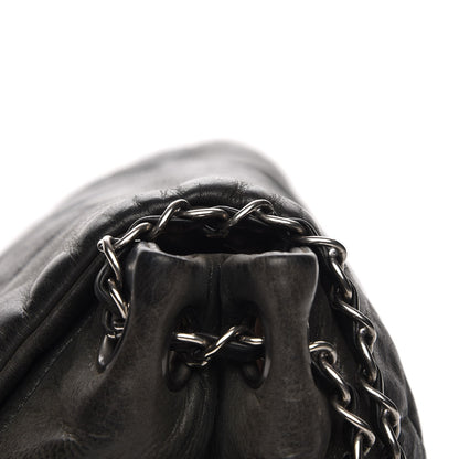 Chanel Iridescent Calfskin Glint Accordion Flap Black 8 of 10