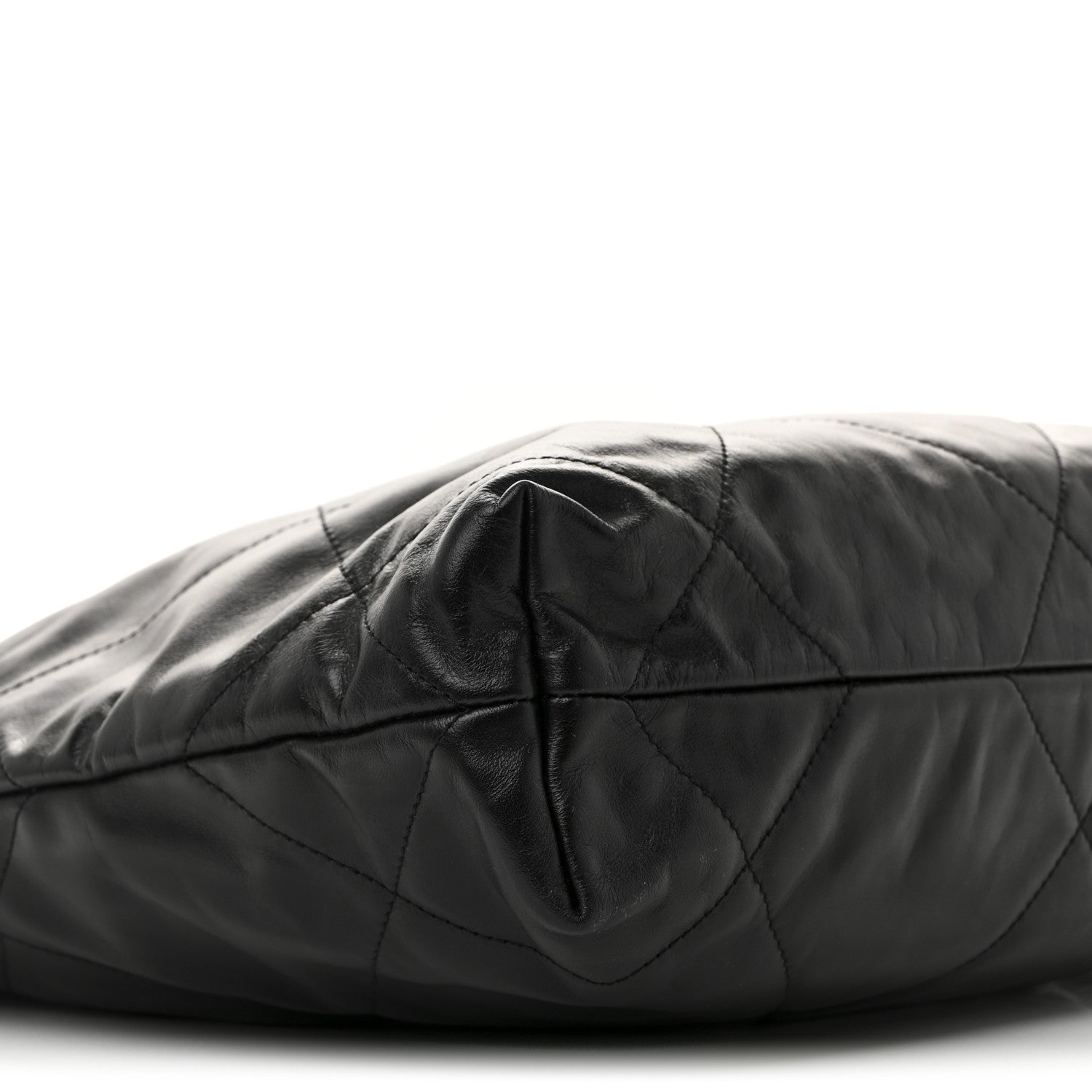 Chanel Shiny Calfskin Quilted Small Chanel 22 Black 10 of 11