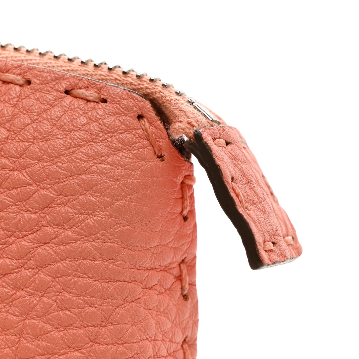 Cuoio Romano Selleria Cosmetic Pouch Pesca