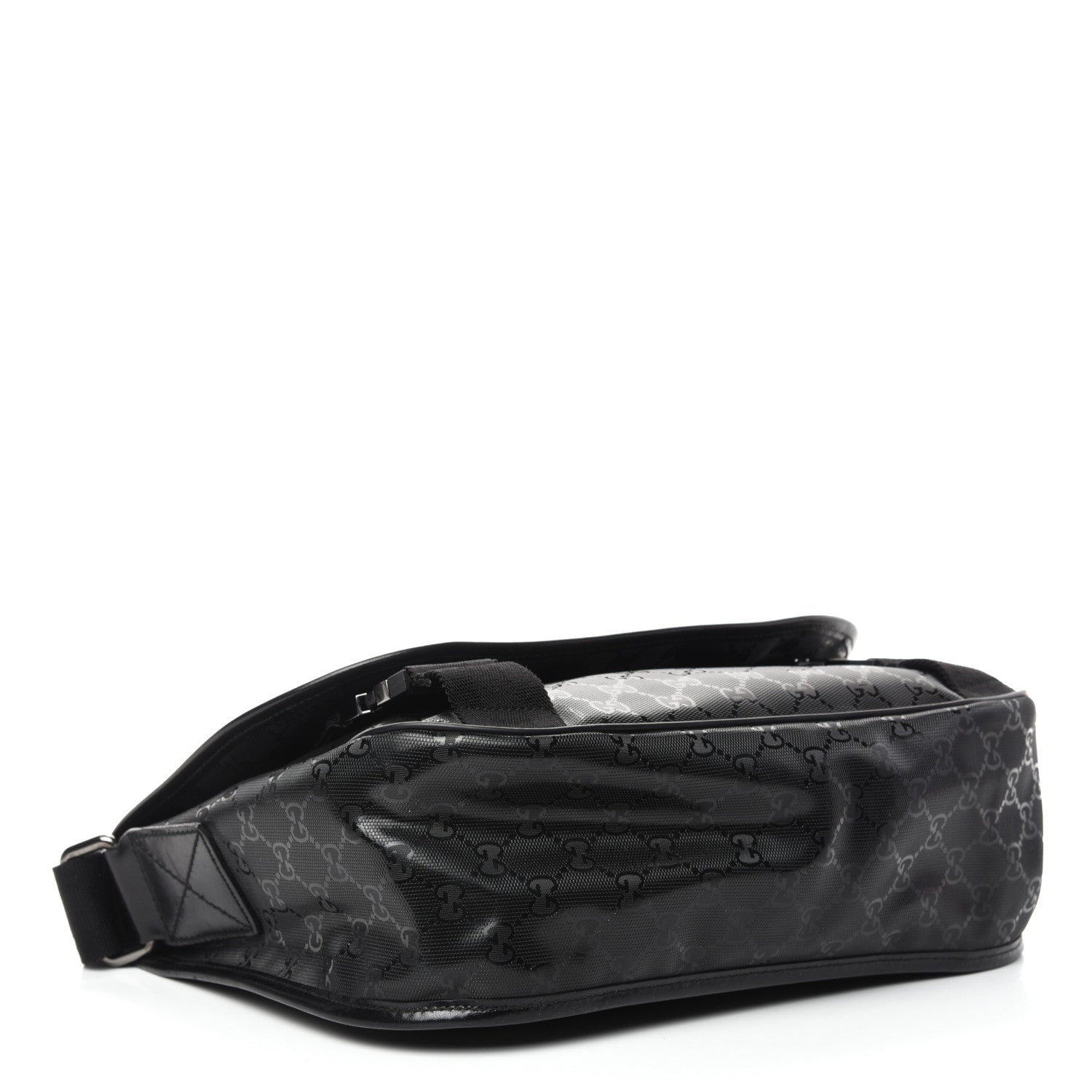 Gucci Imprime Monogram Medium Messenger Bag Black 4 of 10