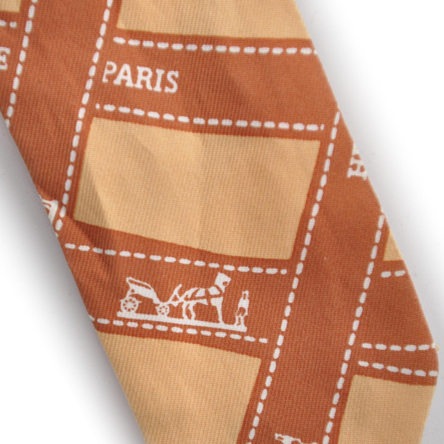 Hermes Silk Bolduc Twilly Orange 2 of 5