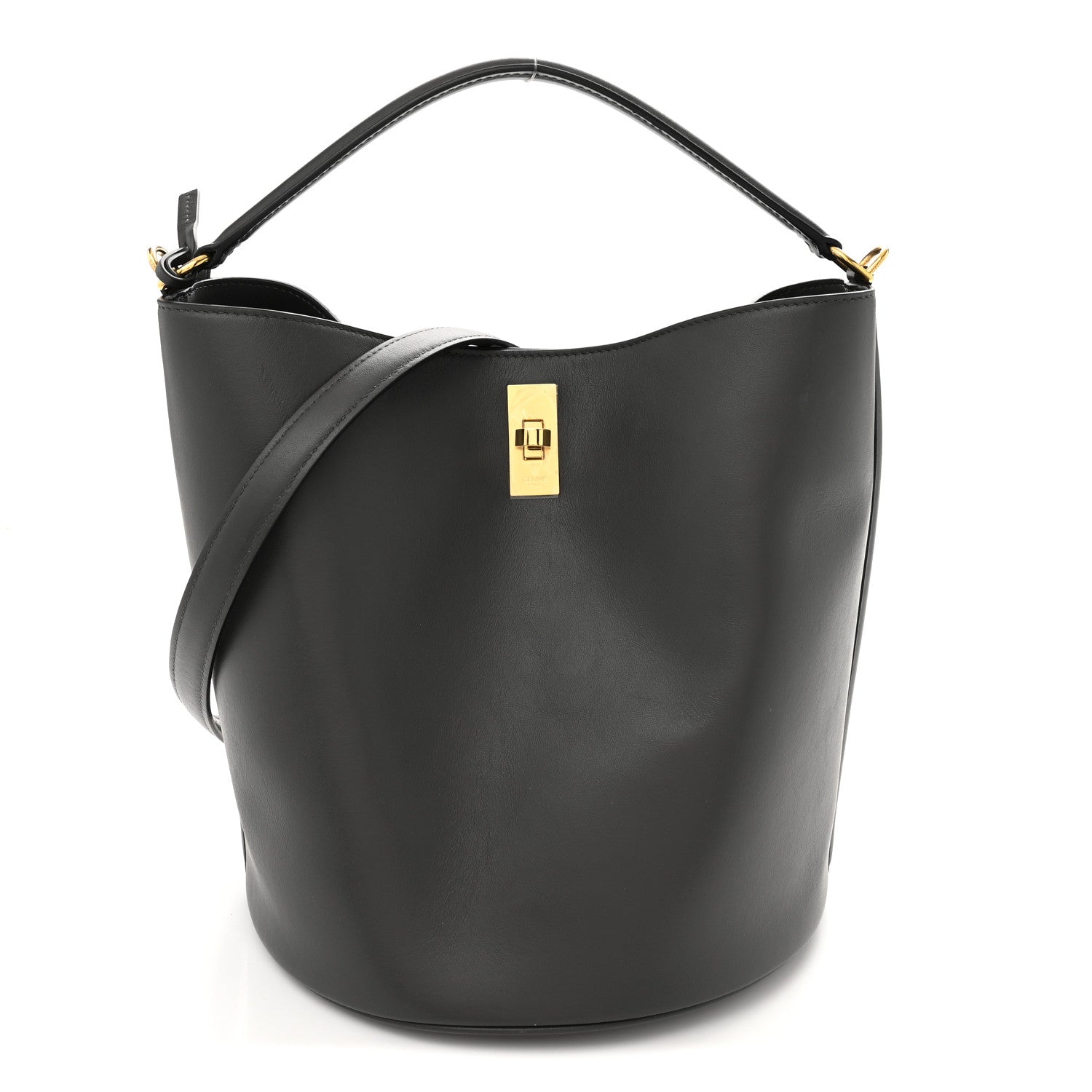 Celine Smooth Calfskin Bucket 16 Bag Anthracite 1 of 13