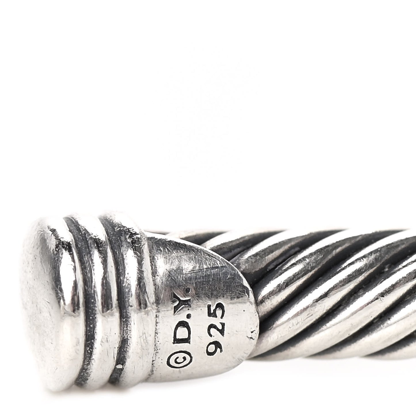 Sterling Silver Diamond 4mm X Cable Bracelet