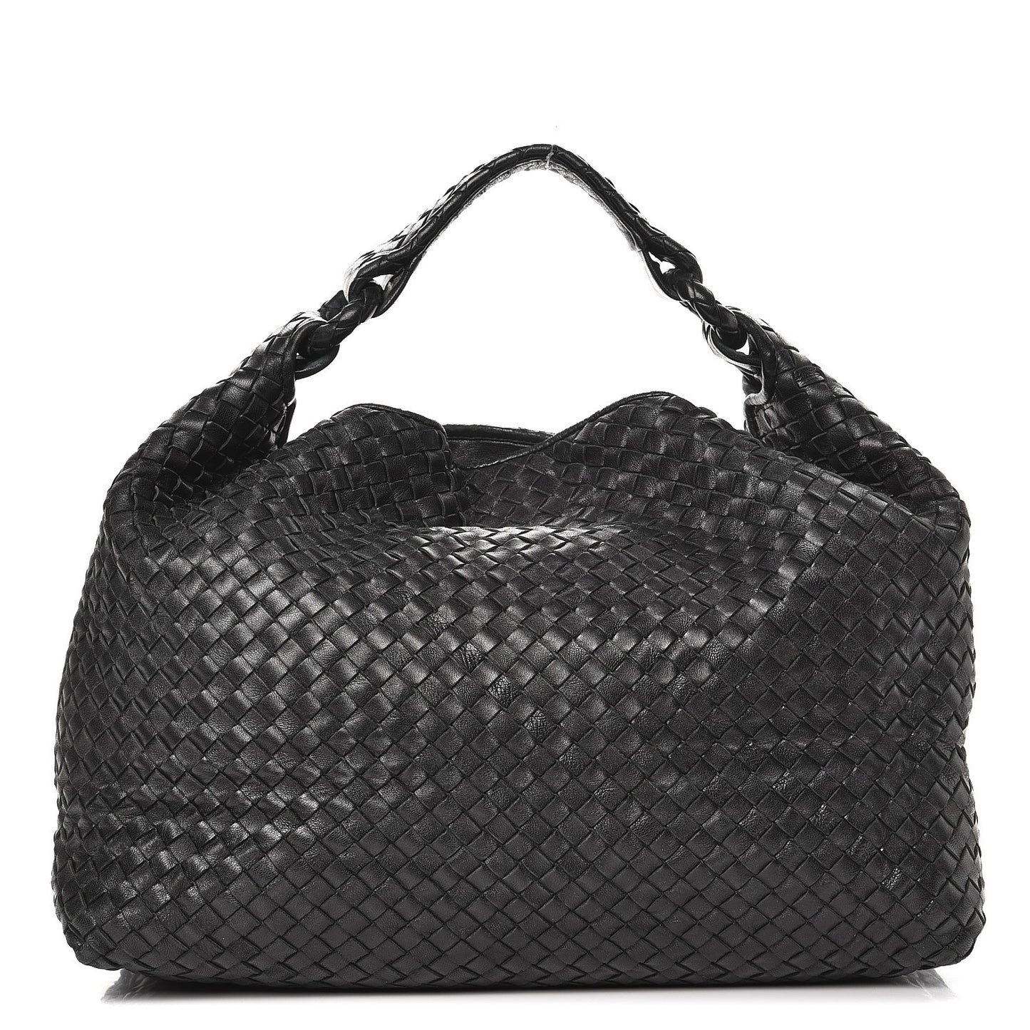 Nappa Intrecciato Sloane Hobo Nero Black