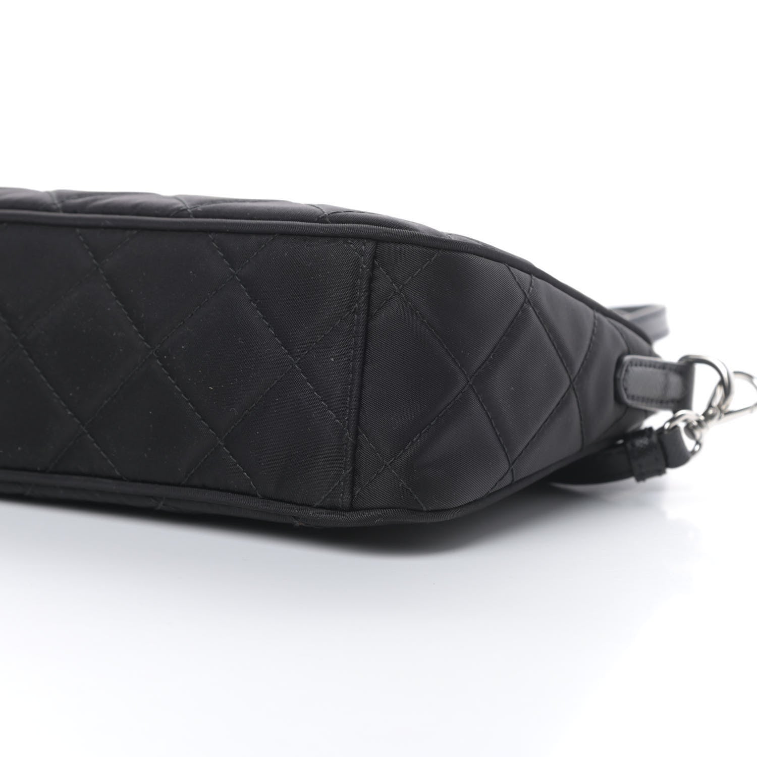 Prada Nylon Tessuto Impuntu Quilted Crossbody Bag Black 10 of 11