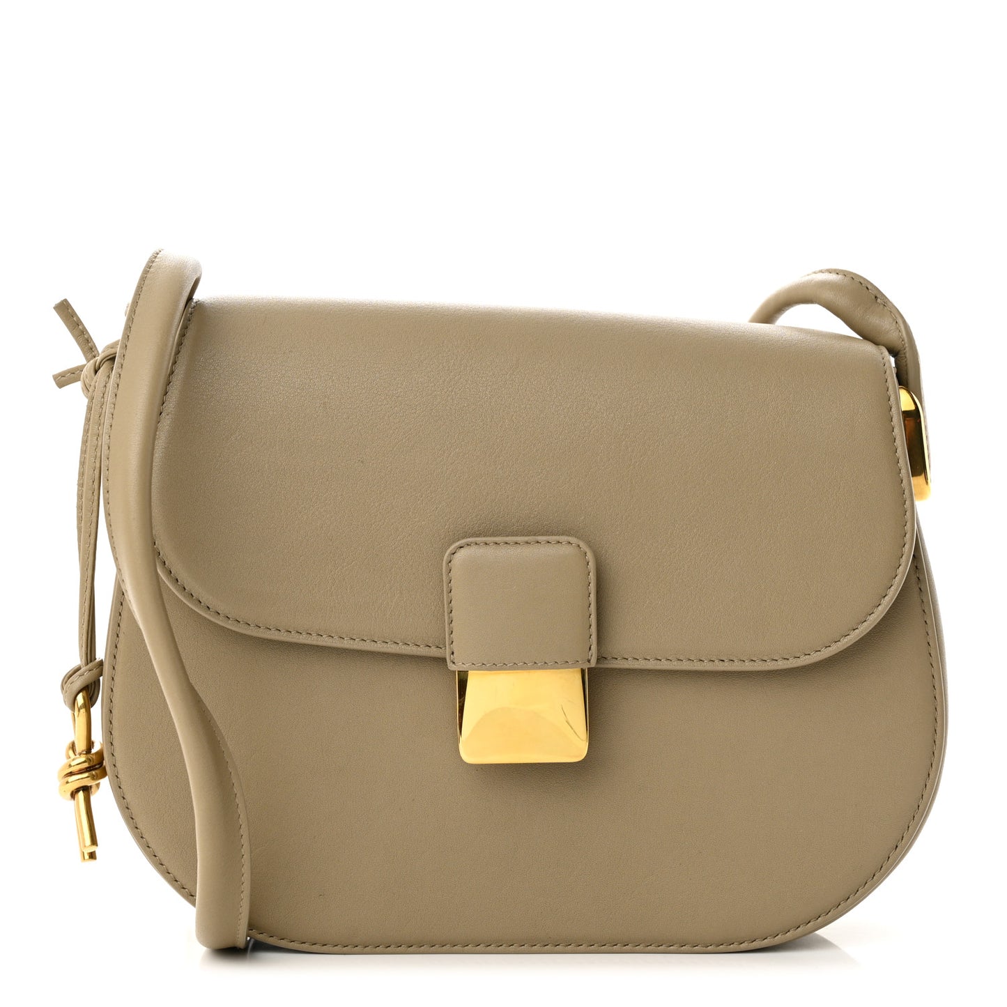 Calfskin Small Desiree Crossbody Bag Travertine
