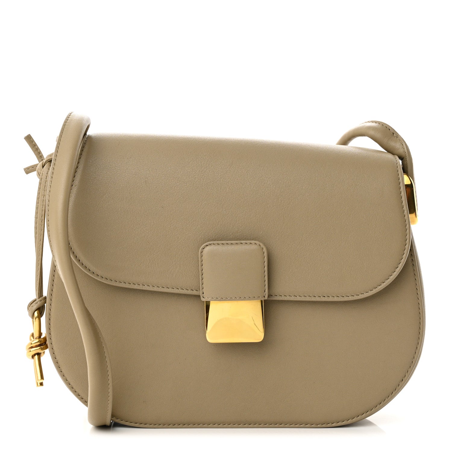 Bottega Veneta Calfskin Small Desiree Crossbody Bag Travertine 1 of 11