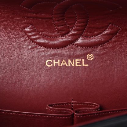 Chanel Lambskin Quilted Medium Double Flap Black 11 of 14