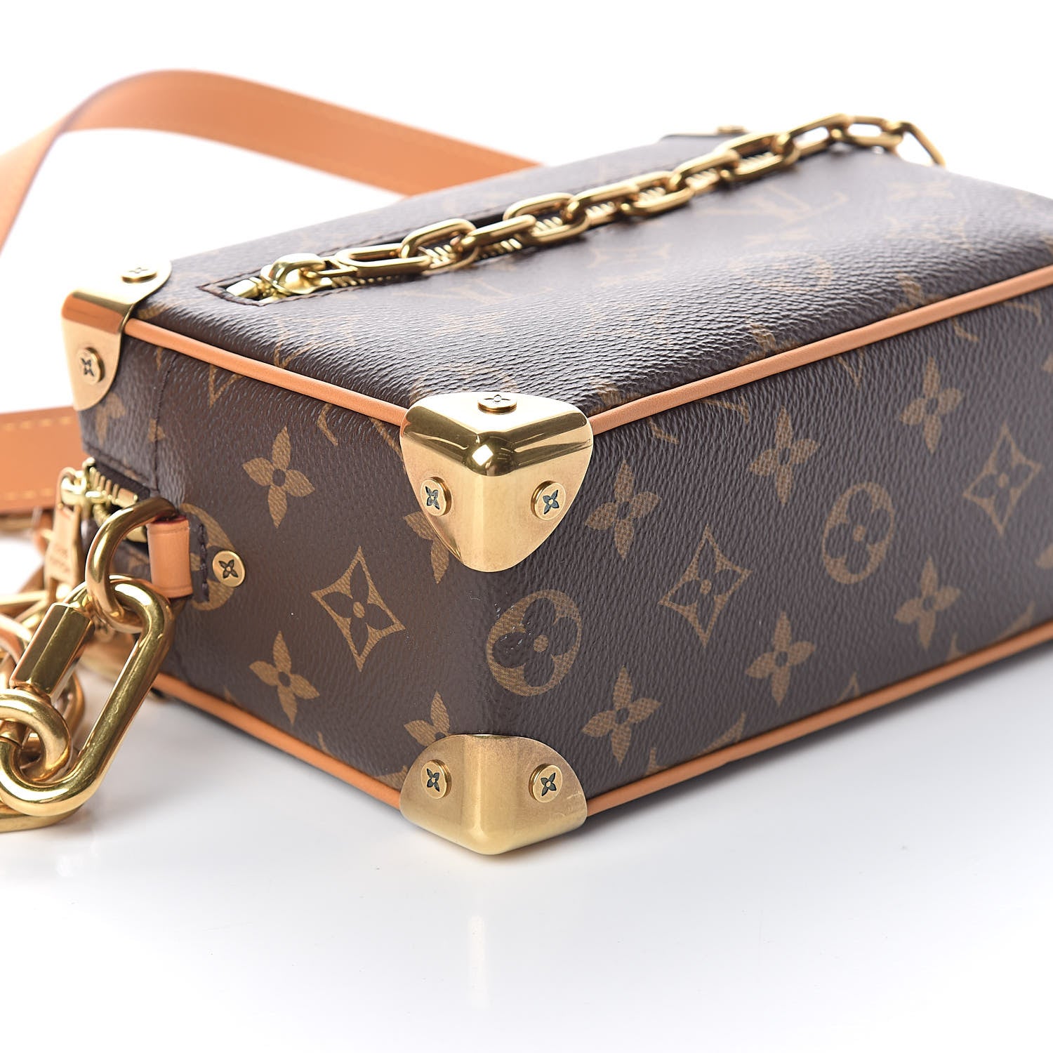 Louis Vuitton Mini Soft Trunk ハンドバッグ Women's Black Leather Zip Wallet - Clémence Empreinte | LOUIS