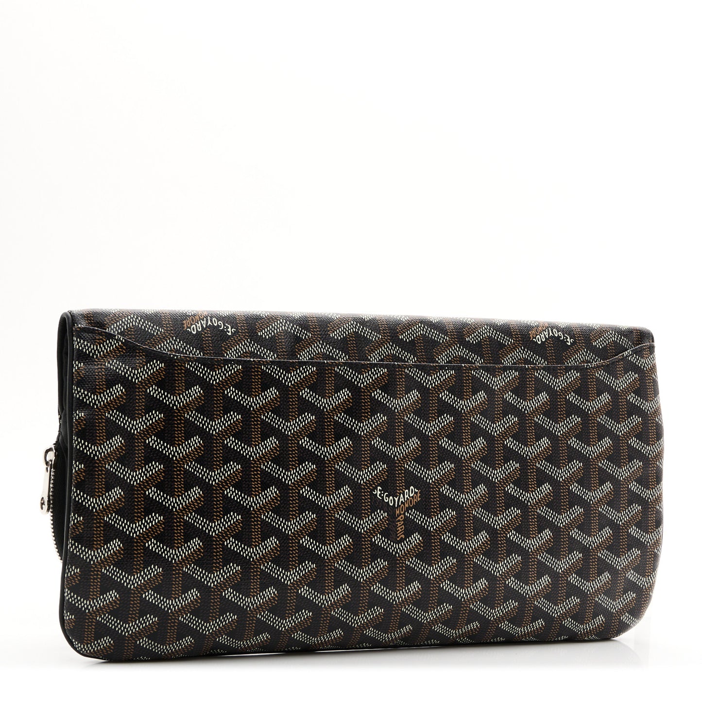 Goyardine Sainte Marie Soft Clutch Black