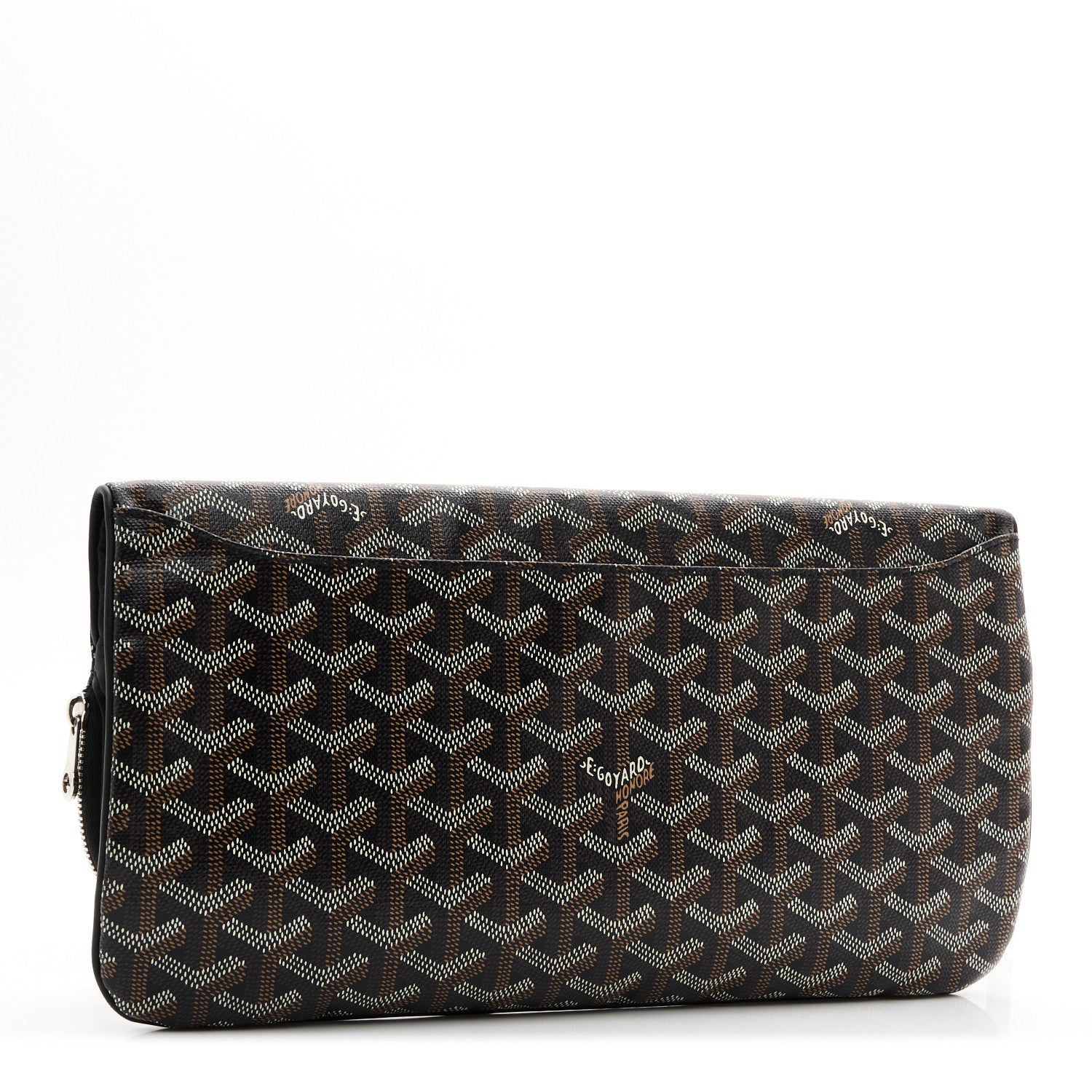 Goyard Goyardine Sainte Marie Soft Clutch Black 3 of 8