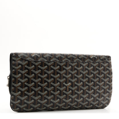 Goyard Goyardine Sainte Marie Soft Clutch Black 3 of 8