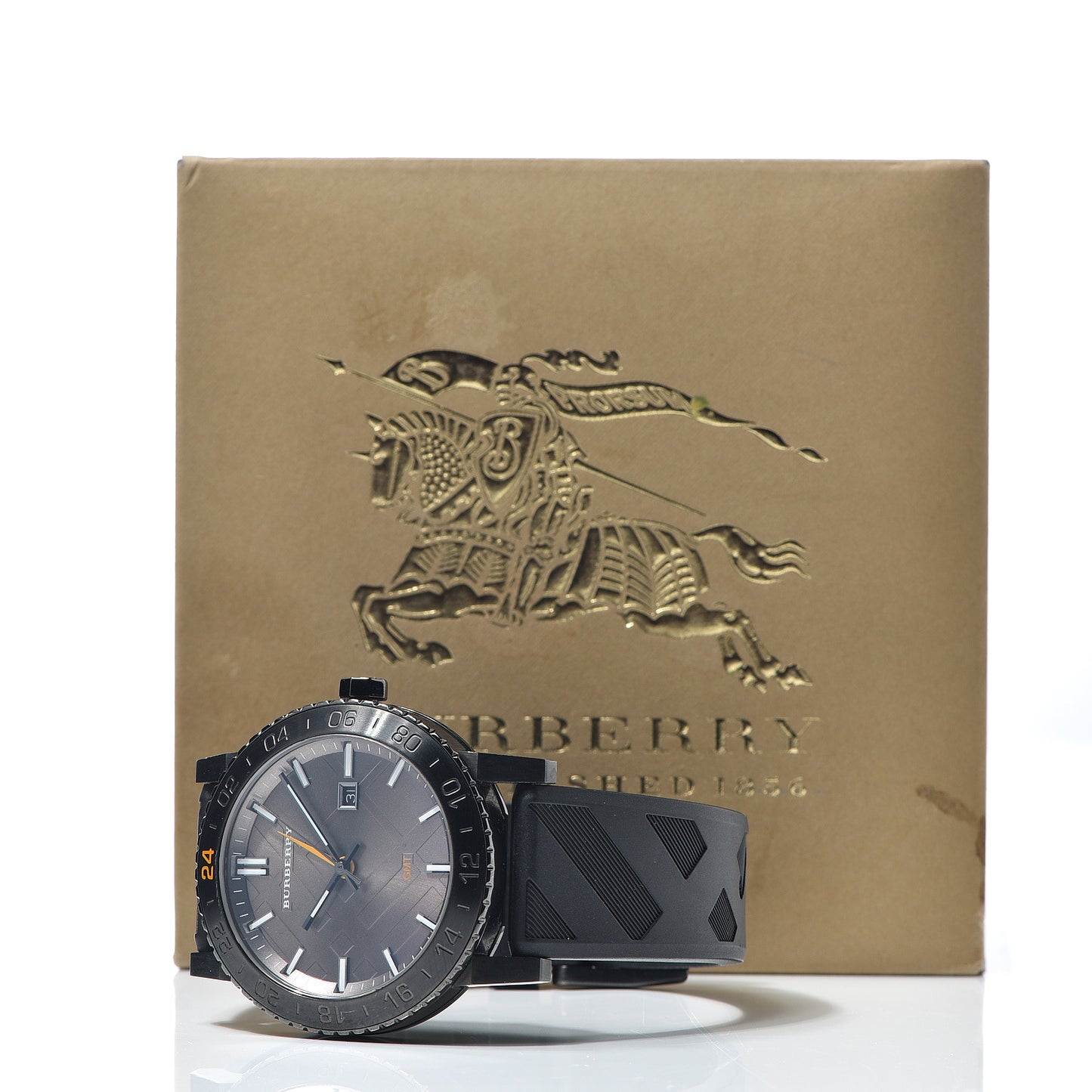 PVD Stainless Steel Rubber 42mm GMT The City Quartz Watch Taupe BU9341