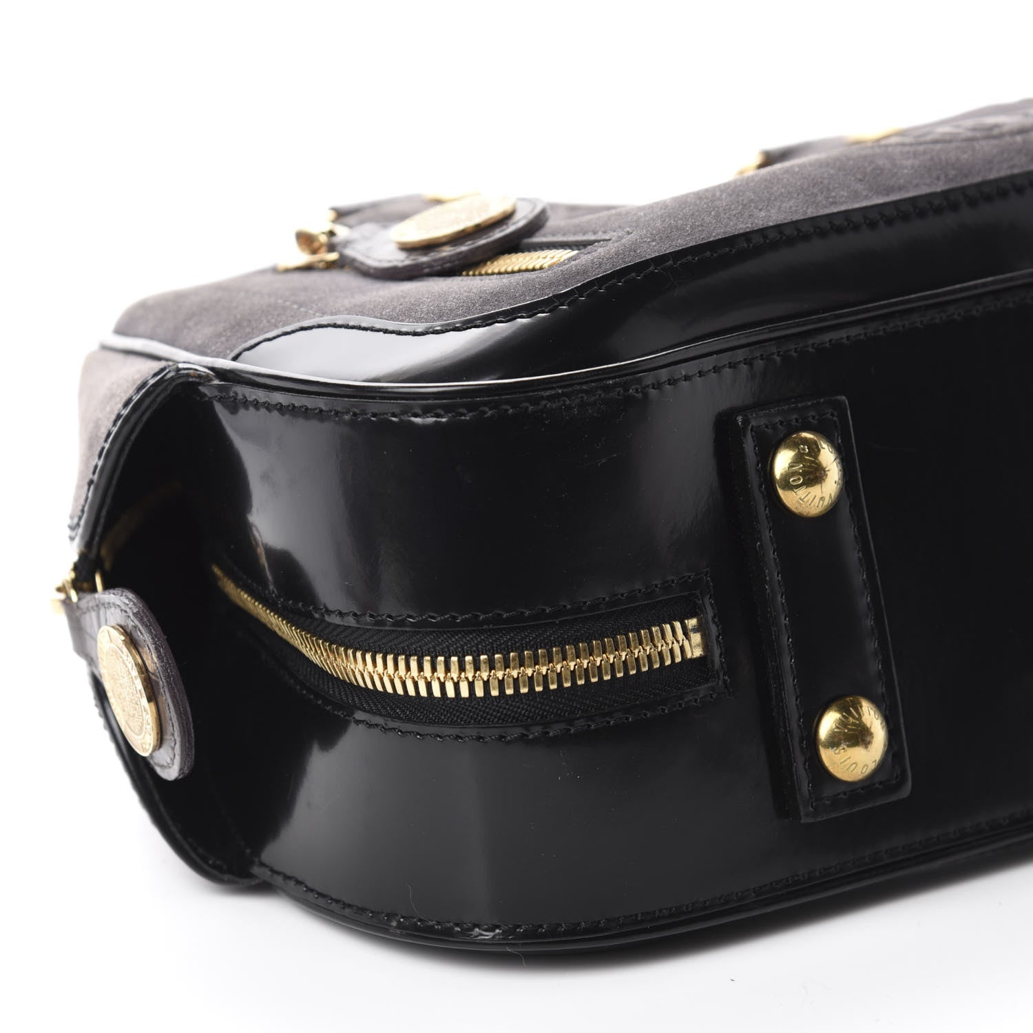 Louis Vuitton Havane Stamped Trunk Bowler PM Gray 6 of 10
