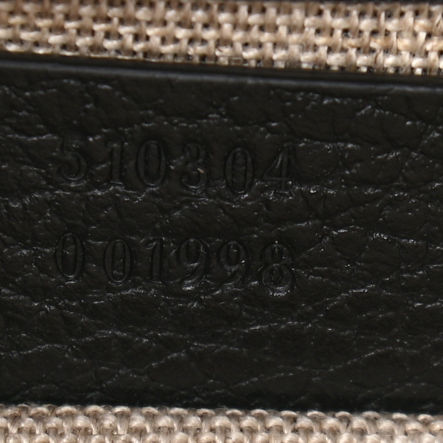 Dollar Calfskin Small Interlocking G Shoulder Bag Black
