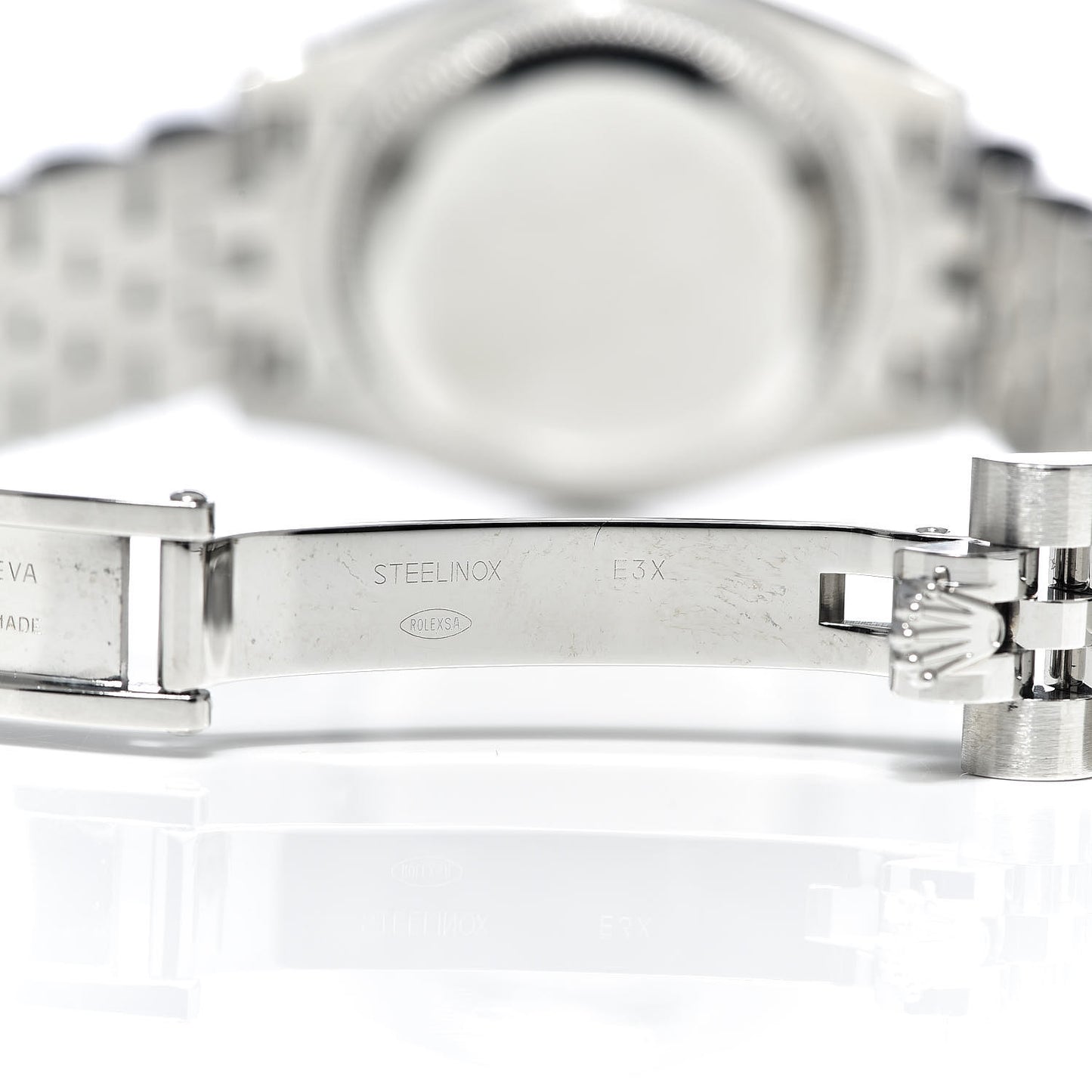 Stainless Steel 18K White Gold Diamond 26mm Oyster Perpetual Datejust Watch Silver 179174