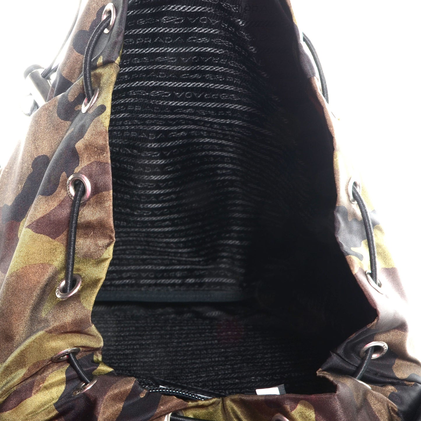 Nylon Camouflage Double Buckle Backpack Mimetico
