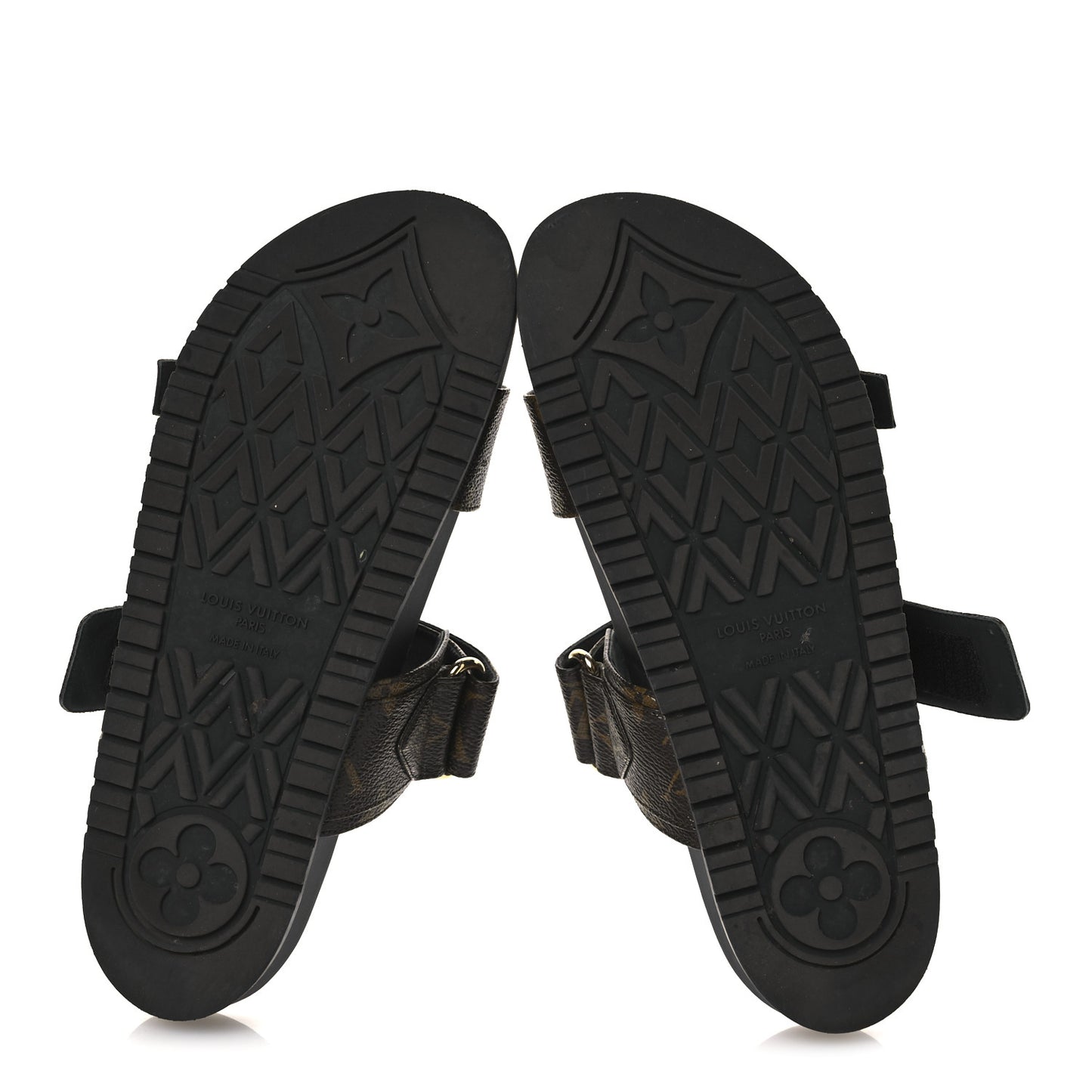 Monogram Bom Dia Mule Sandals 39 Black