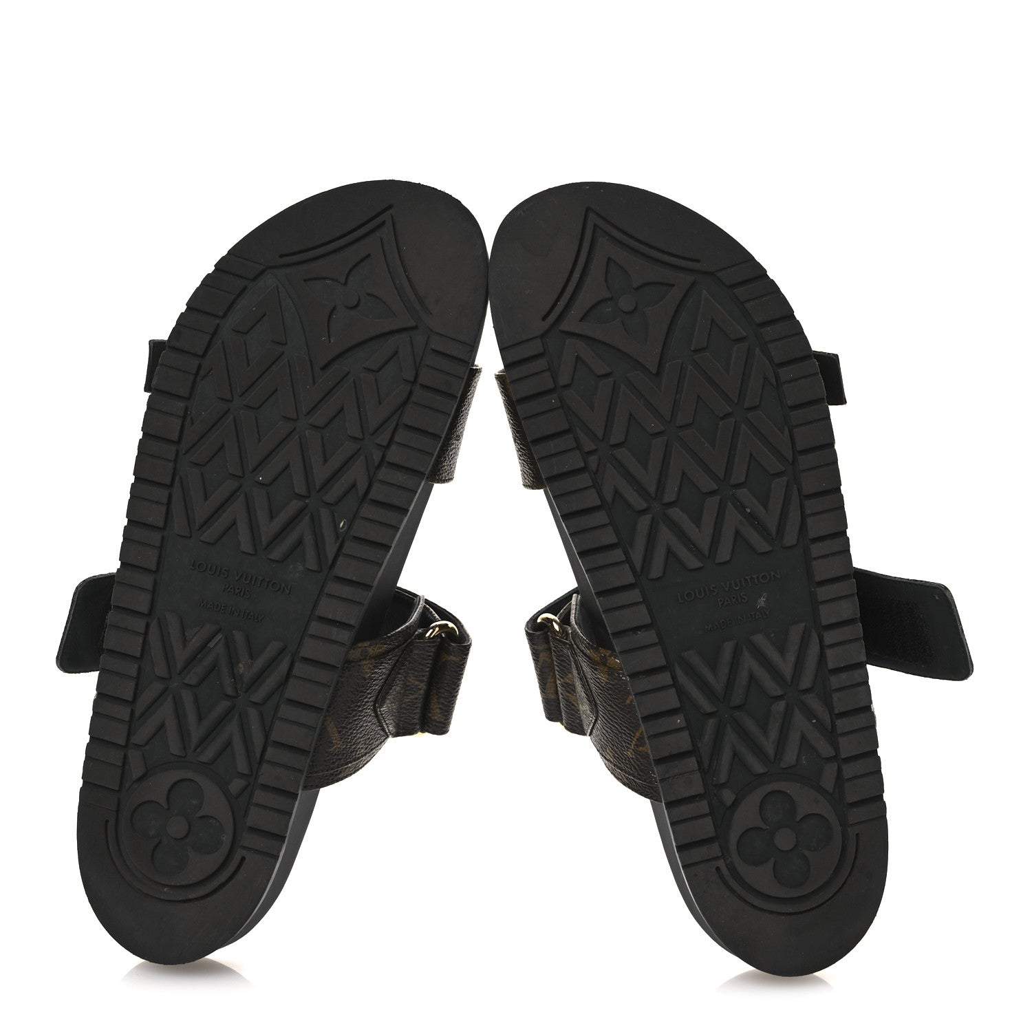 Louis Vuitton Monogram Bom Dia Mule Sandals 39 Black 7 of 11