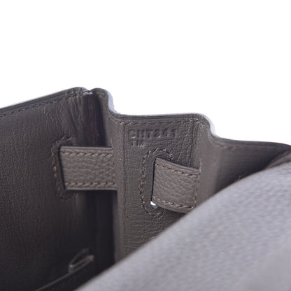 Hermes Togo Kelly Retourne 28 Etain 9 of 12