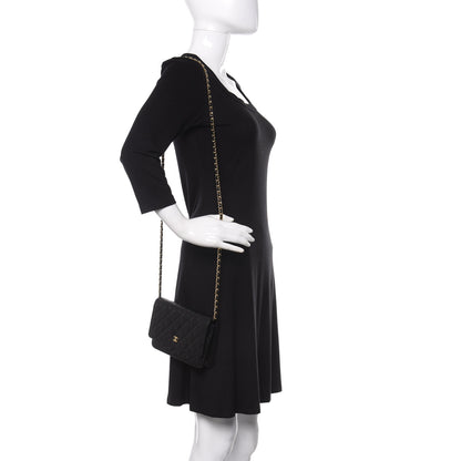 Chanel Caviar Quilted Wallet On Chain WOC Black 2 of 11