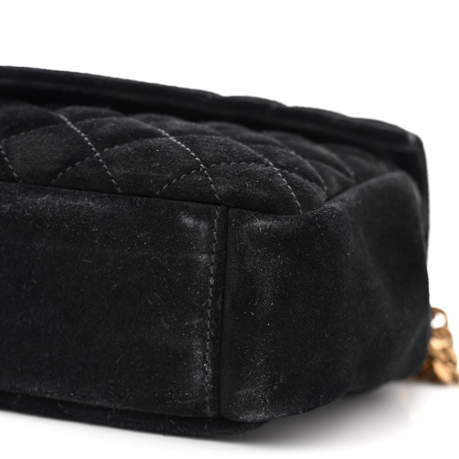 Saint Laurent Suede Tri-Quilt Monogram Medium College Bag Black 10 of 11