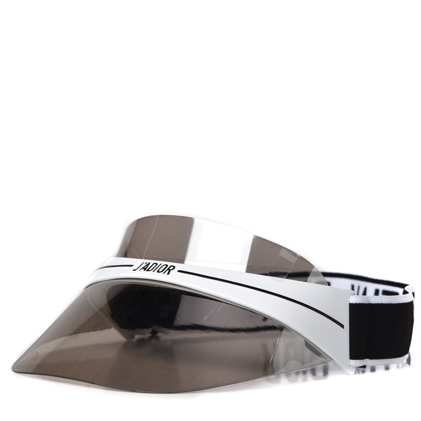 Mirrored DiorClub1 Sun Visor Silver