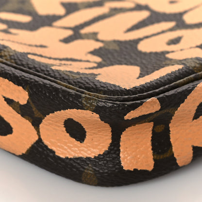 Louis Vuitton Monogram Graffiti Pochette Accessories Peach 9 of 9