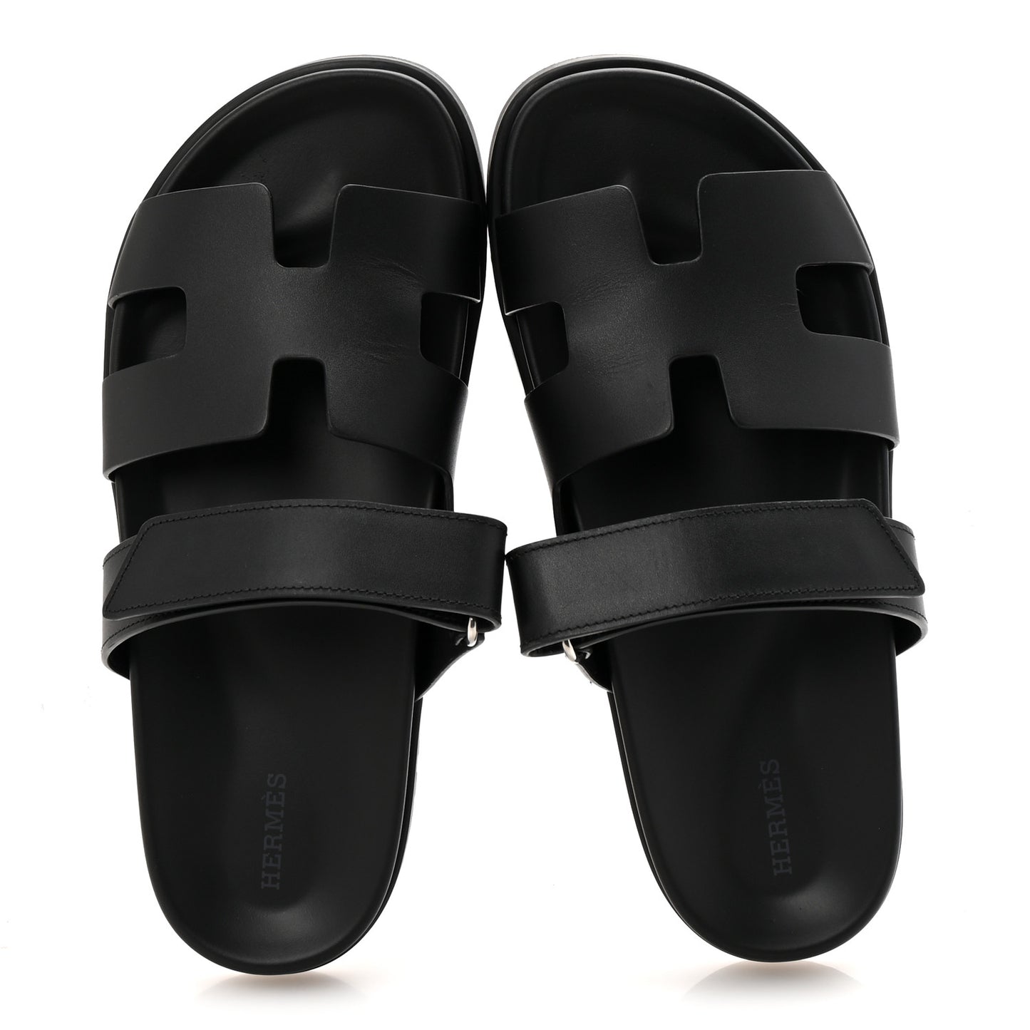 Calfskin Womens Chypre Sandals 40 Black