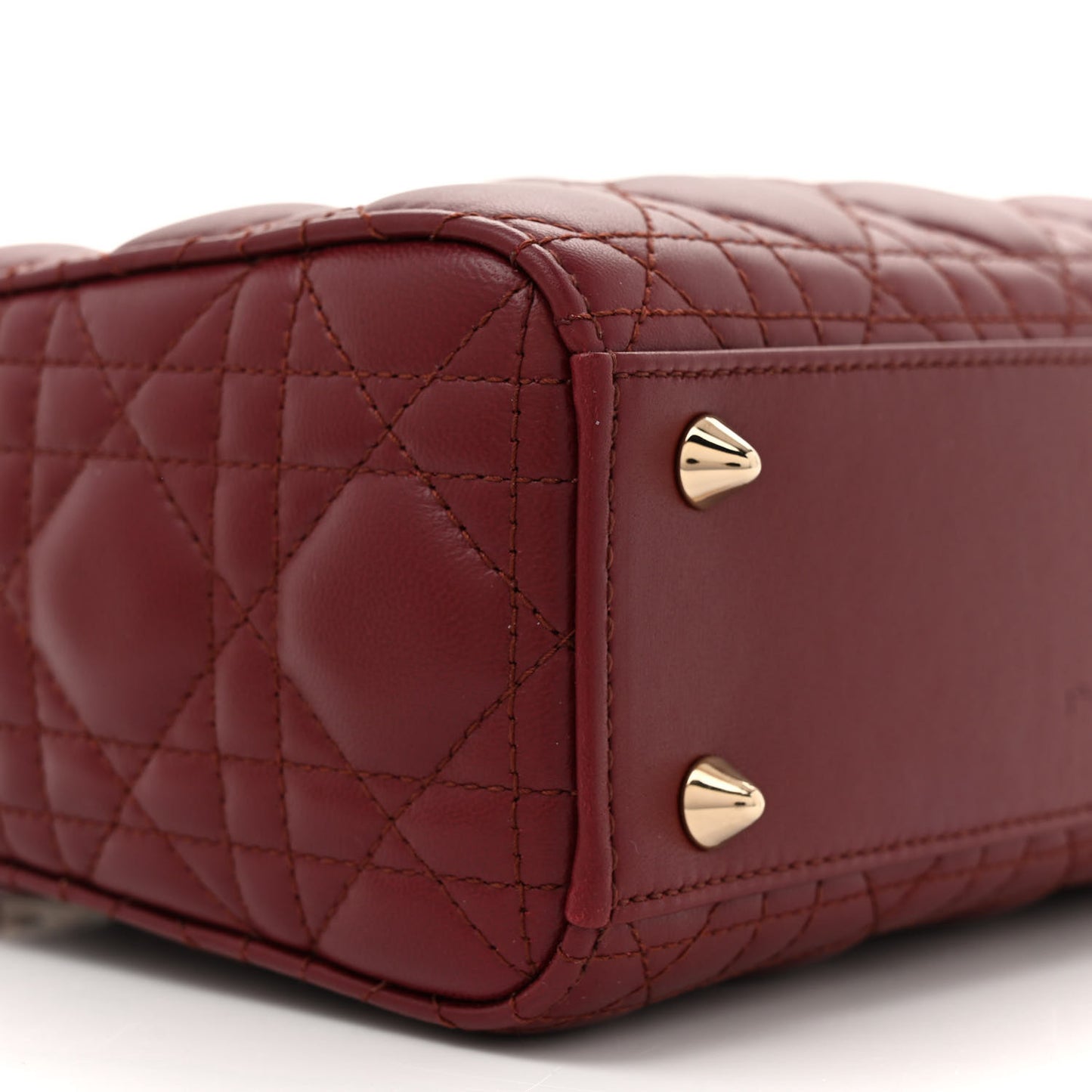 Lambskin Cannage Small My Lady ABCDior Dark Red