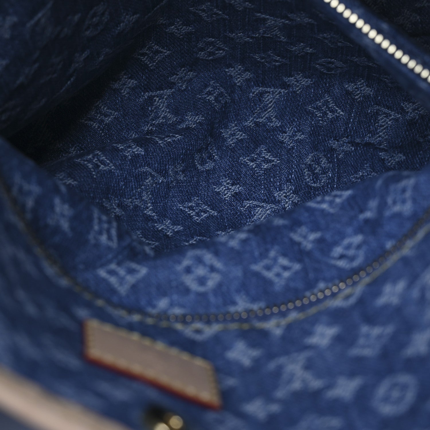 Louis Vuitton Monogram Denim CarryAll MM Blue 12 of 27