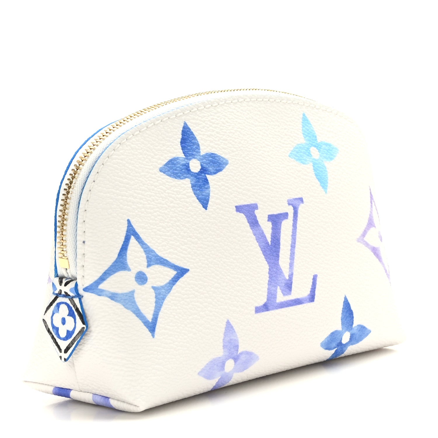 Louis Vuitton Monogram Giant By The Pool Cosmetic Pouch PM Blue 3 of 8