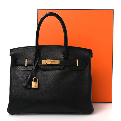 Hermes Taurillon Novillo Birkin 30 Black 24 of 25