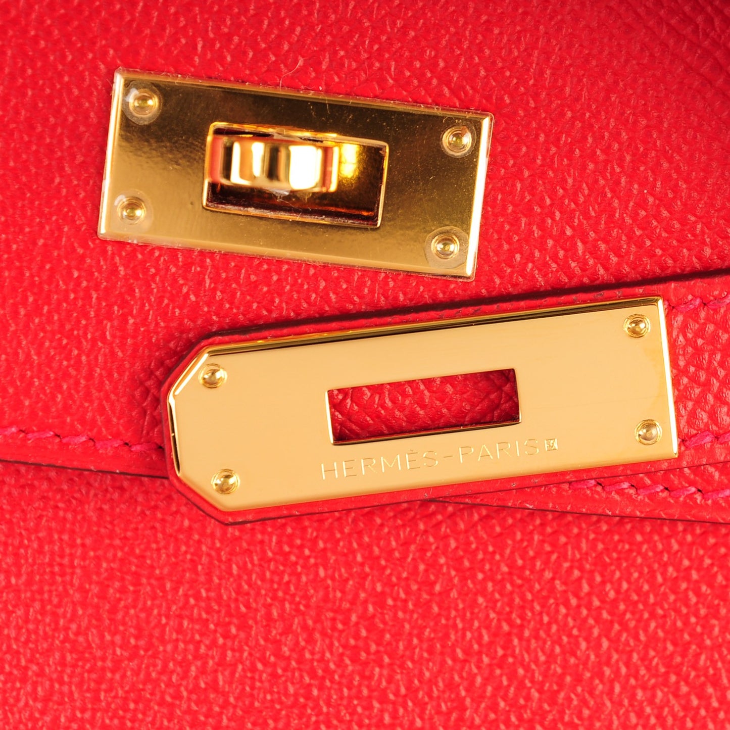 Epsom Kelly Sellier 28 Rouge Casaque