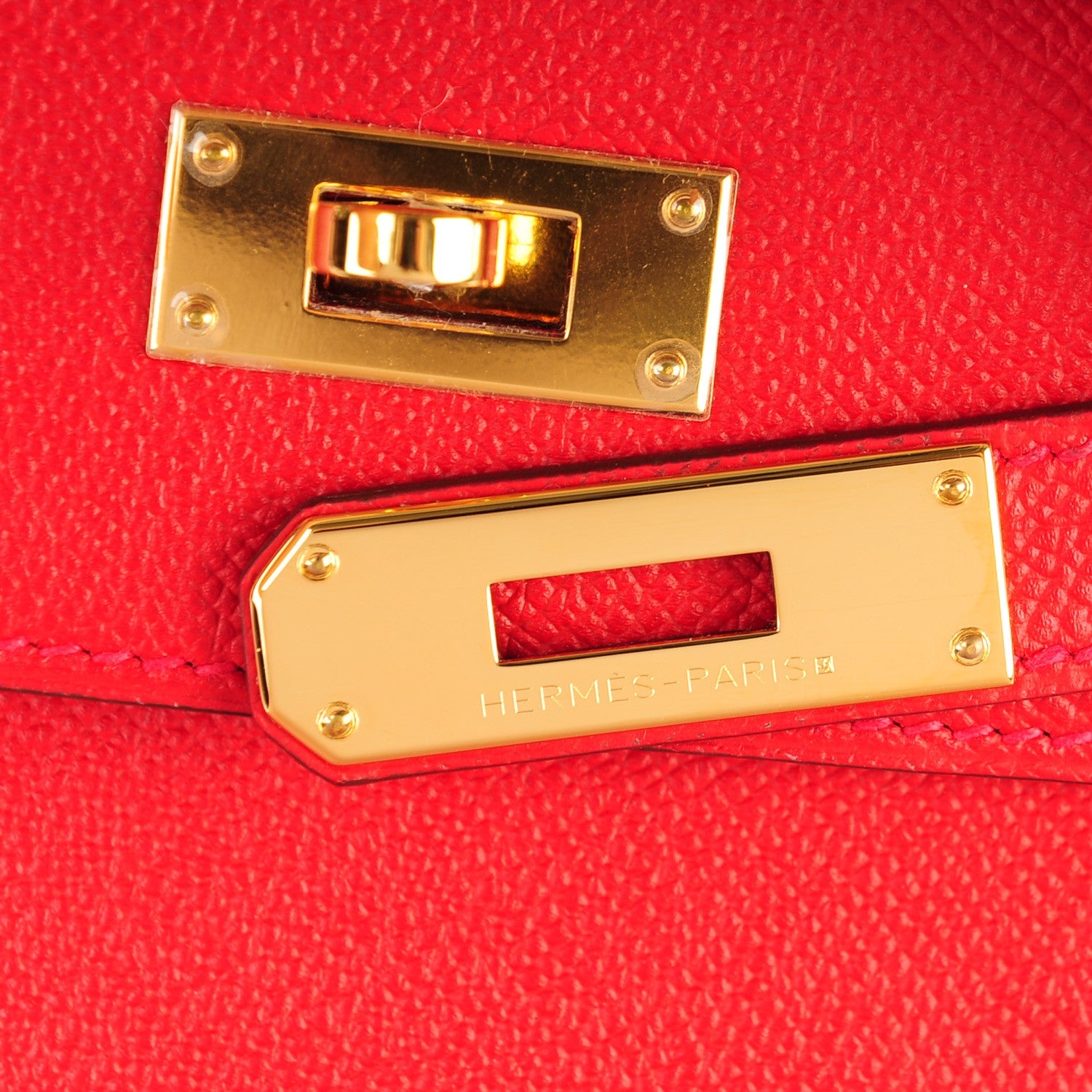 Hermes Epsom Kelly Sellier 28 Rouge Casaque 9 of 24