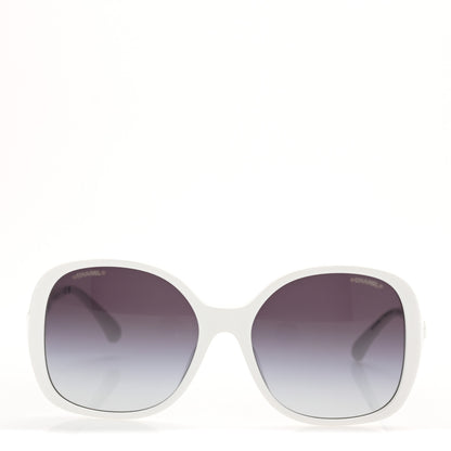 Chanel Acetate Chain Sunglasses 5470-Q-A White 2 of 8