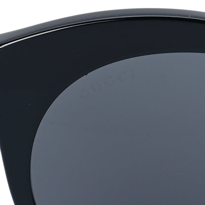 Gucci Round GG Sunglasses GG0028S Black 5 of 7