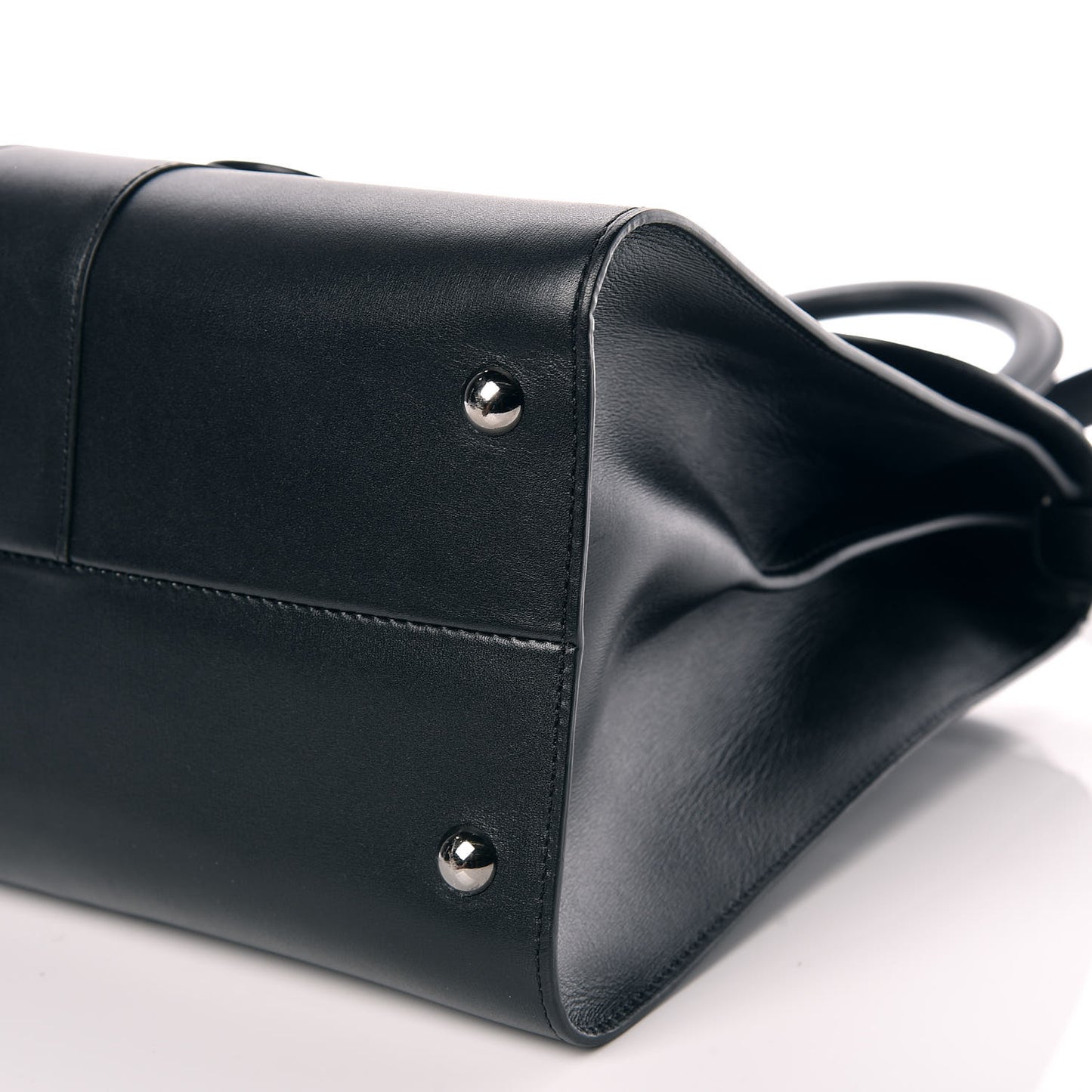 Calfskin MM L'Humour Brillant Satchel Black