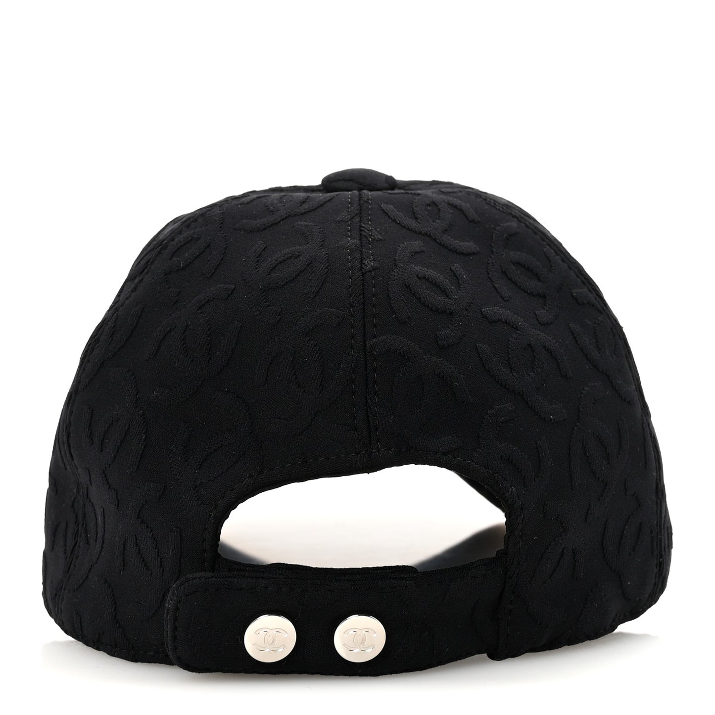 Silk Cotton CC Cap Hat Black Beige