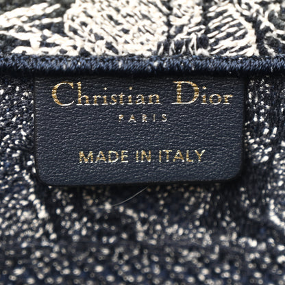 Christian Dior Canvas Embroidered Small Dioriviera Toile De Jouy Book Tote Blue 6 of 14